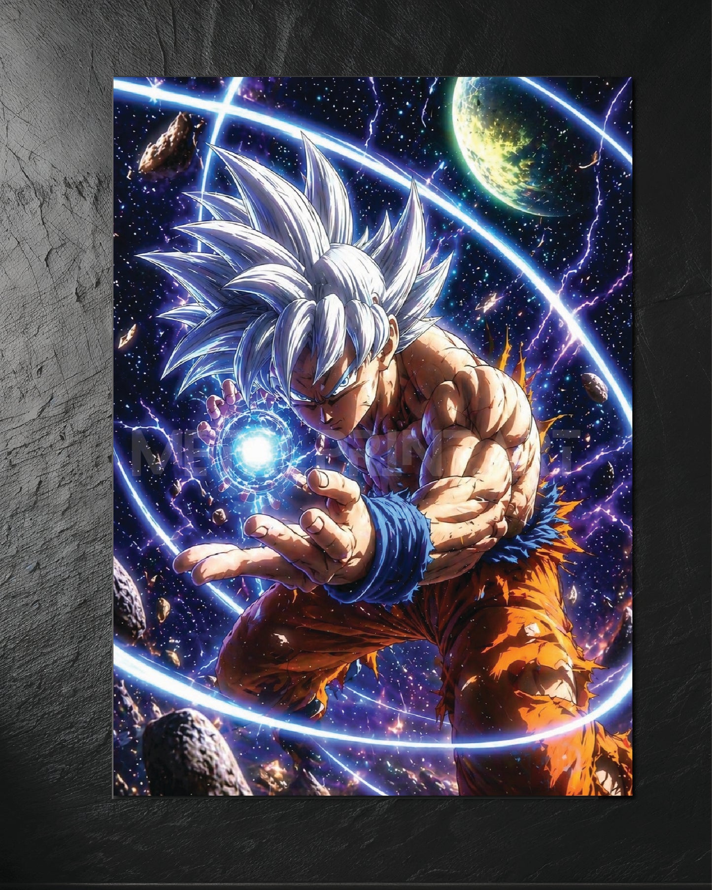 Cuadro Metalico Goku Power