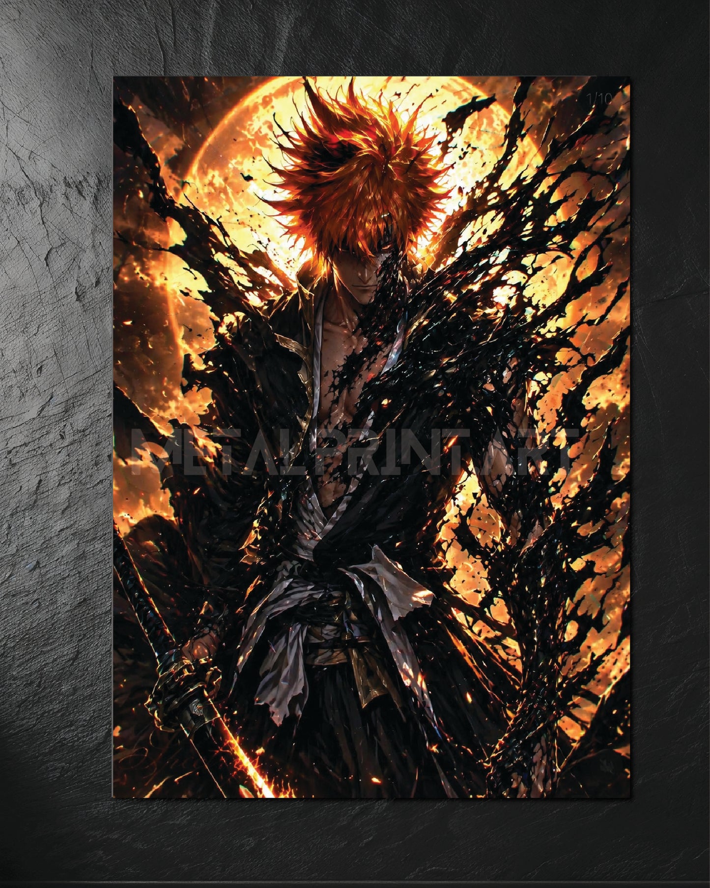 Cuadro Metalico Ichigo Kurosaki