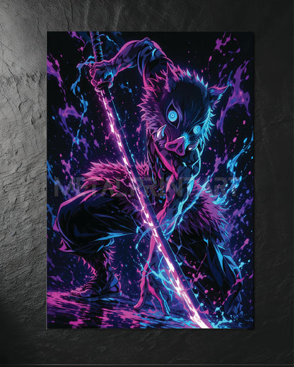 Cuadro Metalico Inosuke Neon