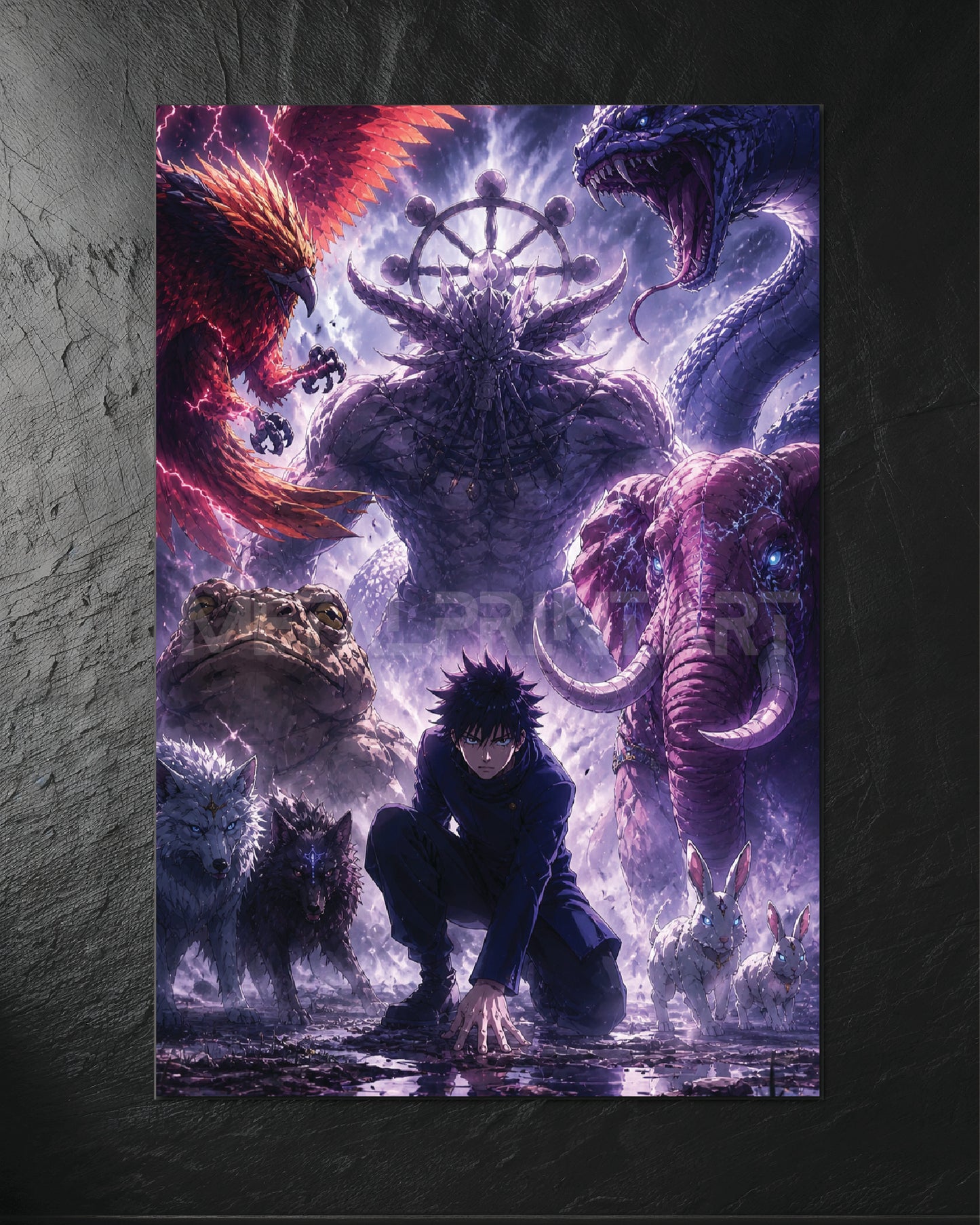 Cuadro Metalico Megumi's Shadows