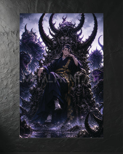 Cuadro Metalico Suguro Geto Throne