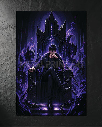 Cuadro Metalico Sung Jinwoo Throne