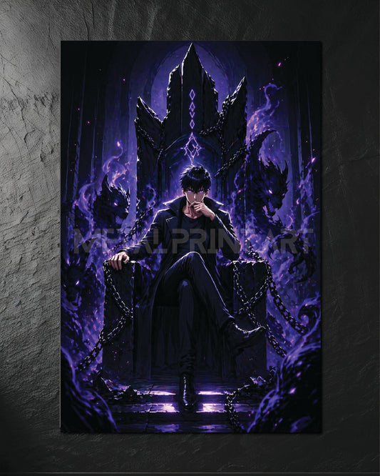 Cuadro Metalico Sung Jinwoo Throne
