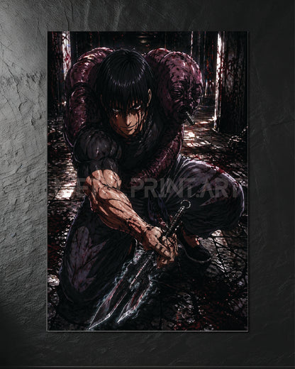 Cuadro Metalico Toji Fushiguro