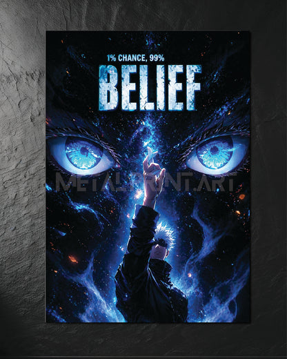 Cuadro Metalico Gojo Belief