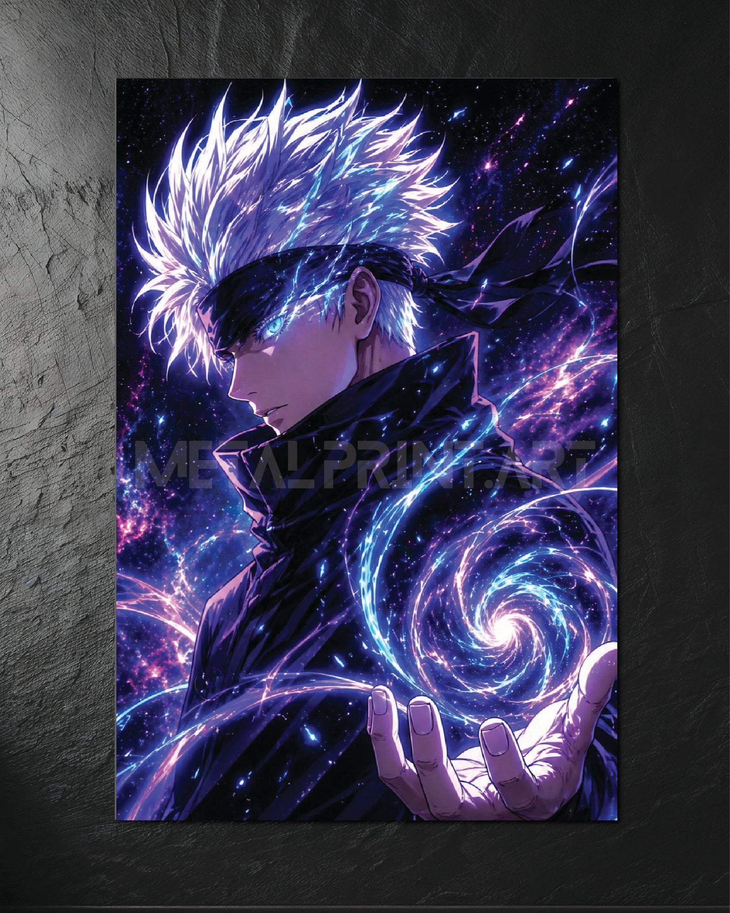 Cuadro Metalico Gojo Purple