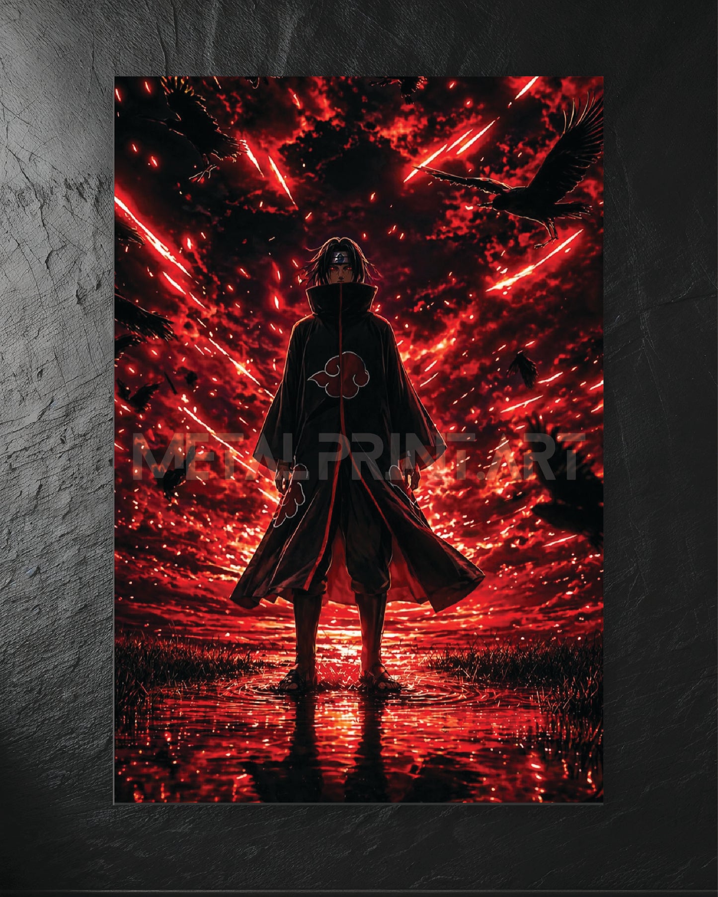 Cuadro Metalico Itachi Uchiha Genjutsu
