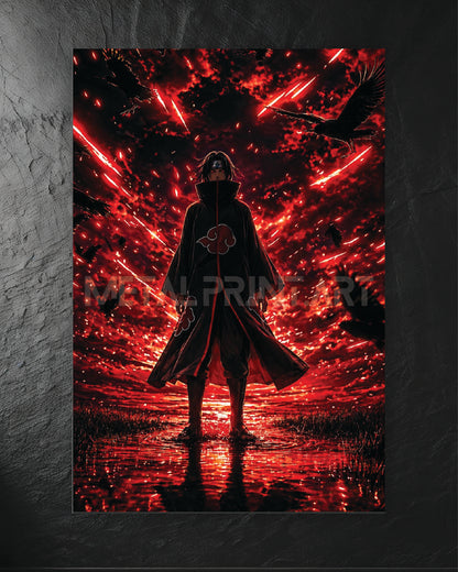 Cuadro Metalico Itachi Uchiha Genjutsu