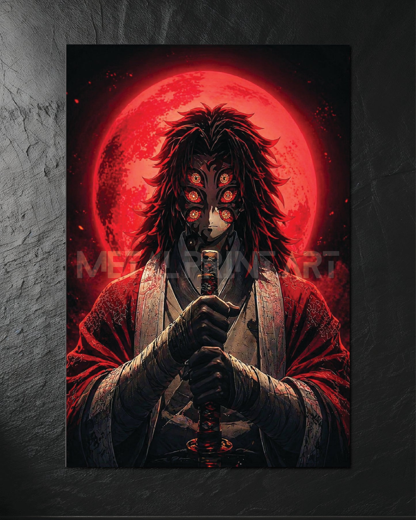 Cuadro Metalico Kokushibo