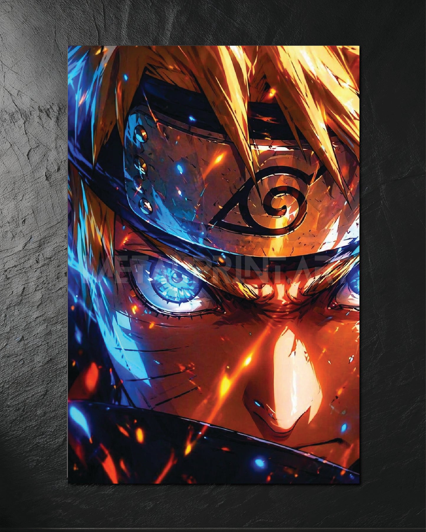 Cuadro Metalico Naruto Energy