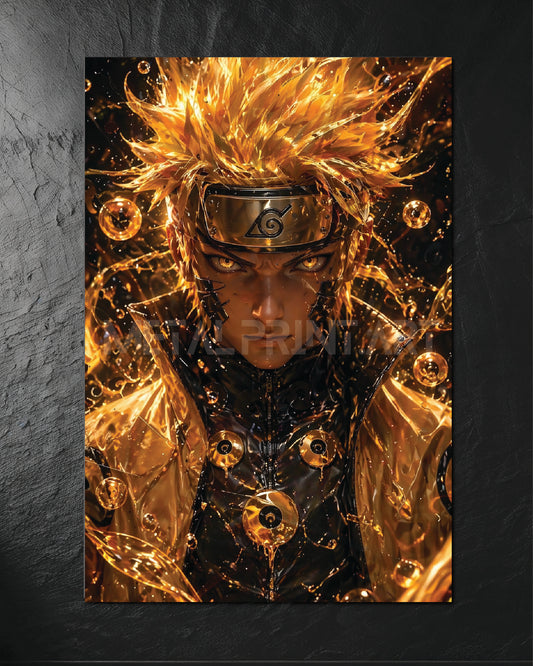 Cuadro Metalico Naruto Sage Mode