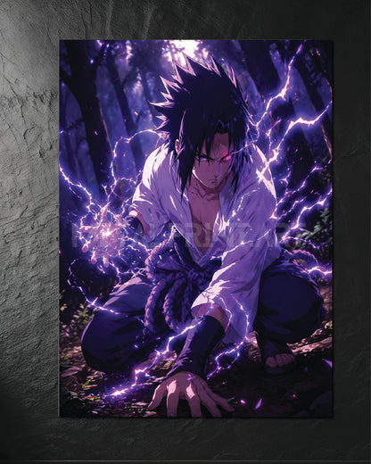Cuadro Metalico Sasuke Chidori
