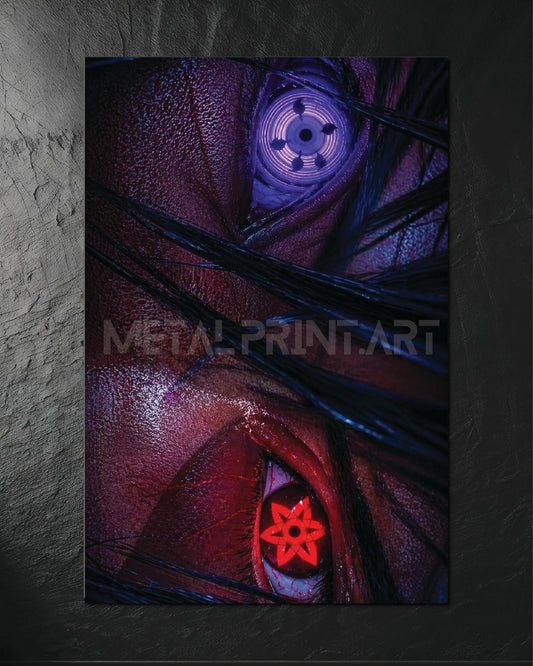 Cuadro Metalico Sasuke Eyes Rinnegan