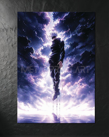 Cuadro Metalico Satoru Gojo Dark