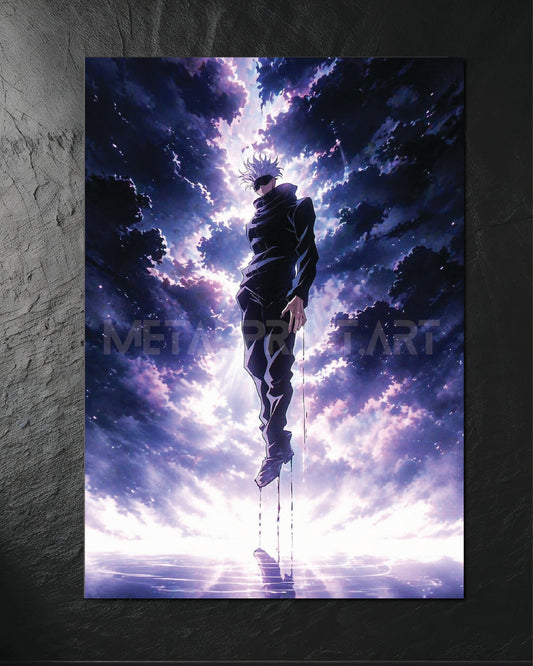 Cuadro Metalico Satoru Gojo Dark