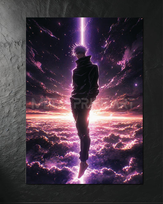 Cuadro Metalico Satoru Gojo Storm