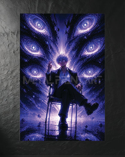 Cuadro Metalico Six Eyes Gojo Satoru