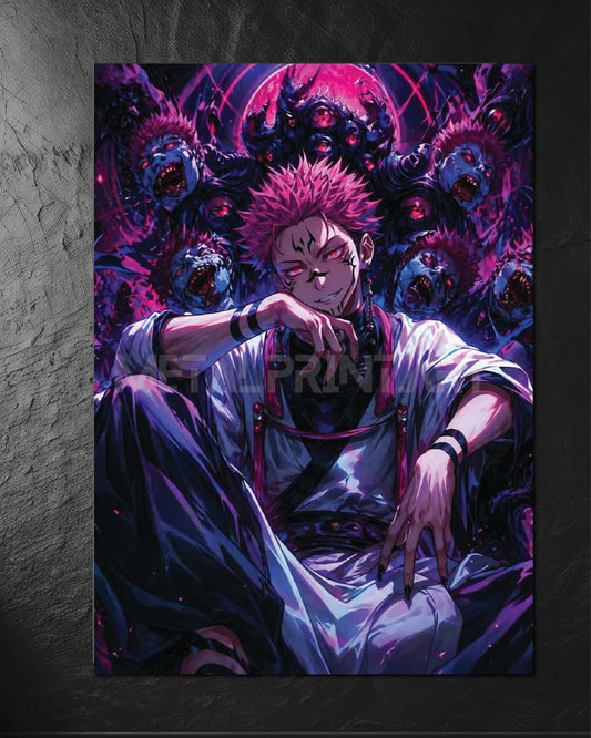 Cuadro Metalico Sukuna Demon