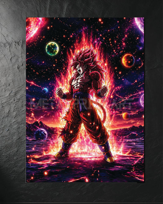 Cuadro Metalico Super Saiyan 4