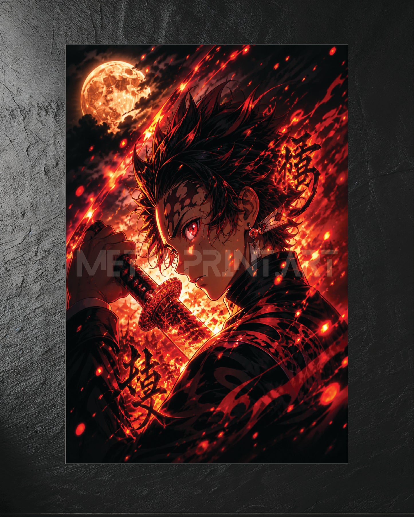 Cuadro Metalico Tanjiro Epic