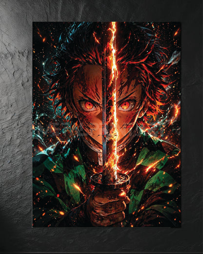 Cuadro Metalico Tanjiro Vision