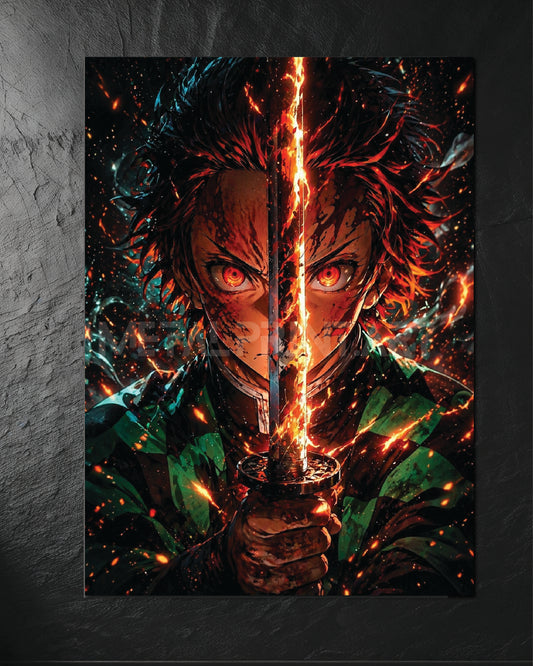 Cuadro Metalico Tanjiro Vision