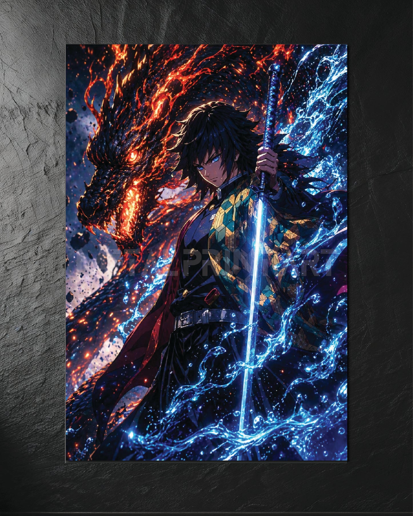 Cuadro Metalico Tomioka Dragon Force