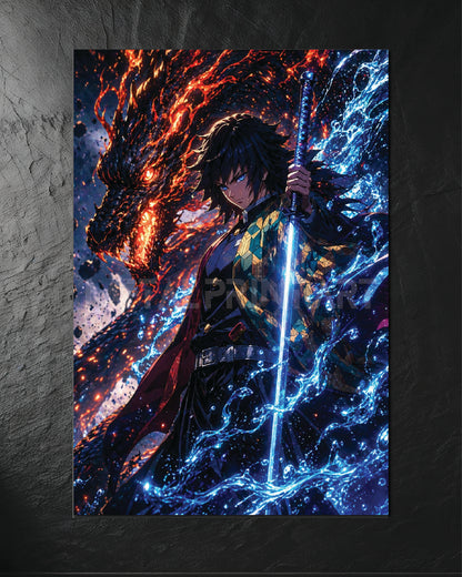 Cuadro Metalico Tomioka Dragon Force