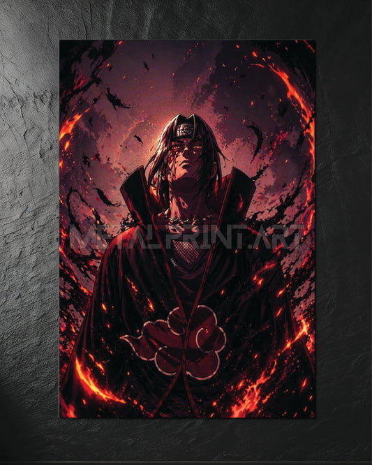 Cuadro Metalico Uchiha Itachi