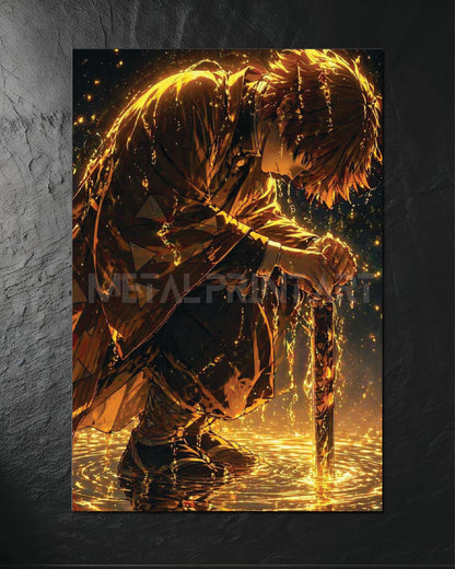 Cuadro Metalico Zenitsu Sorrow