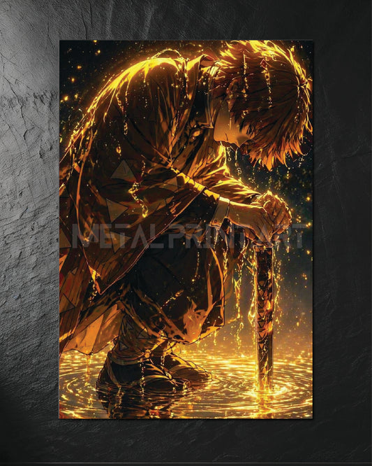 Cuadro Metalico Zenitsu Sorrow