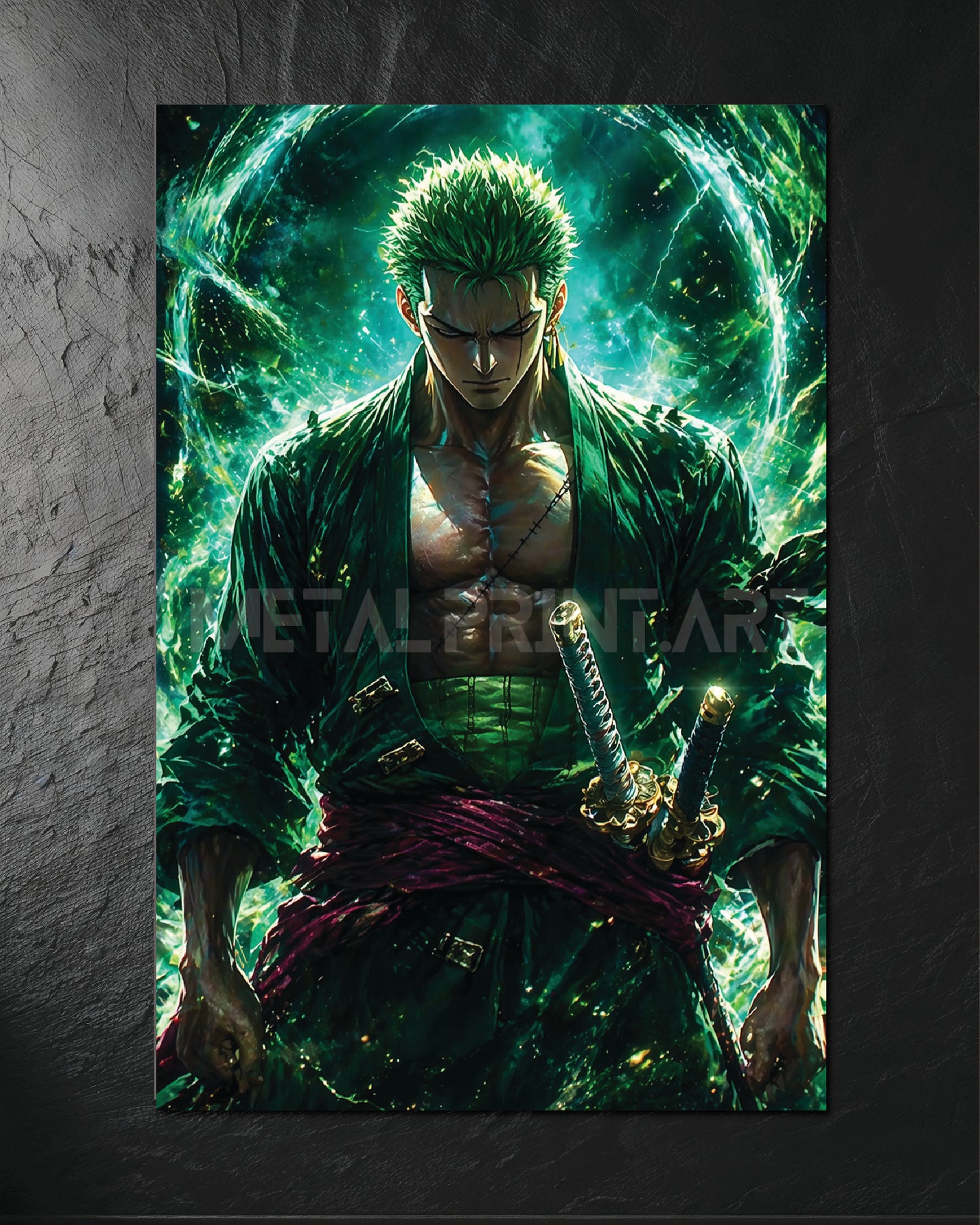 Cuadro Metalico Zoro Guardian